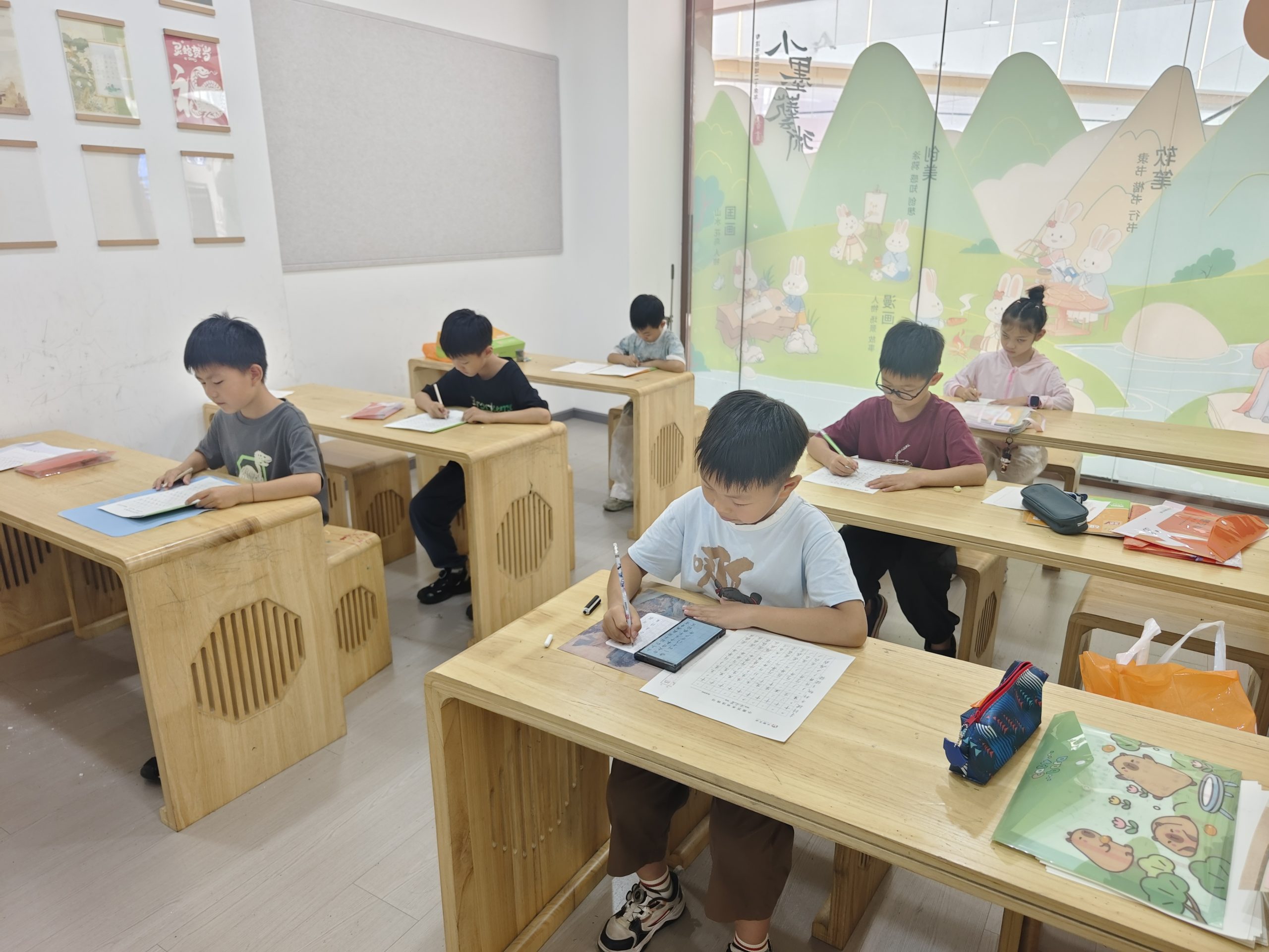 小志老师小墨艺术书法练字课堂实拍-52书法博客